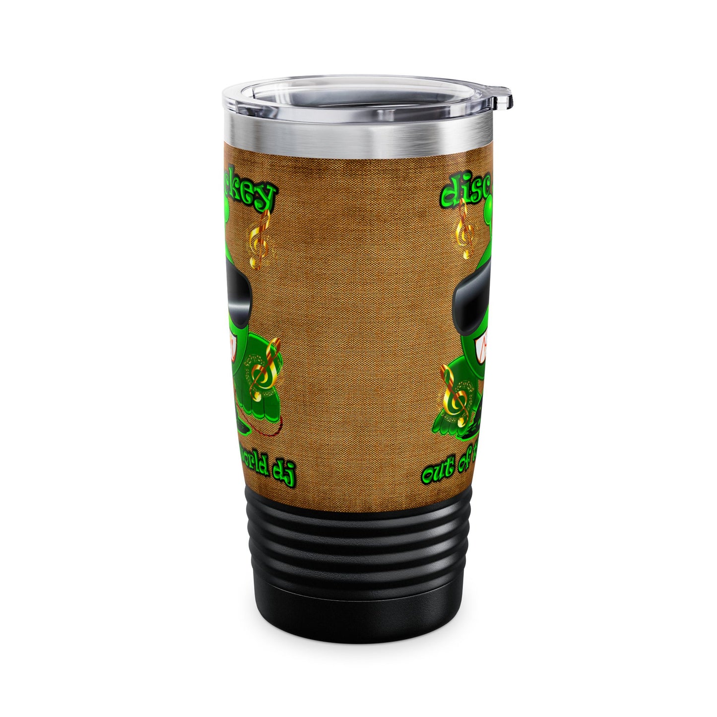 disc jockey - Ringneck Tumbler, 20oz (brown papyrus)