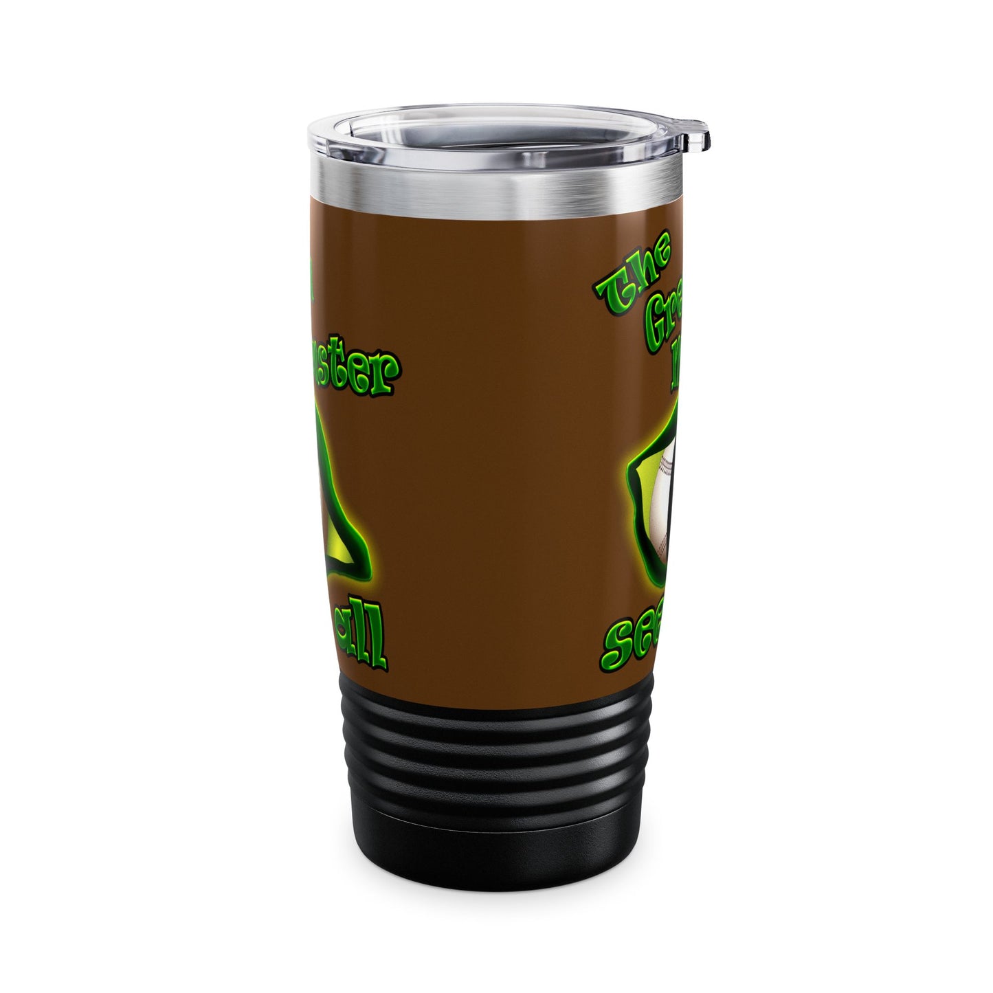 green monster - Ringneck Tumbler, 20oz (brown)