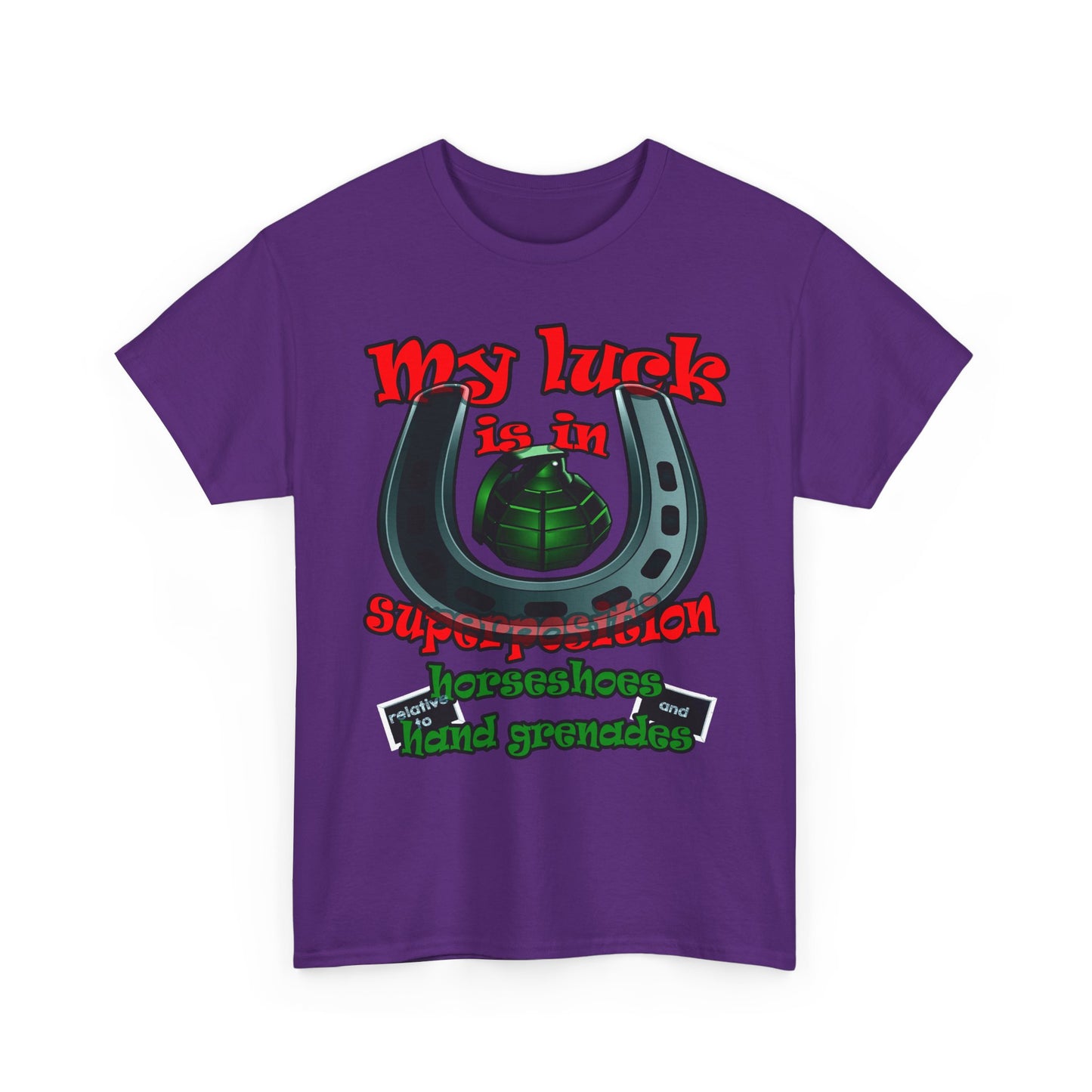 my luck - Unisex Heavy Cotton Tee