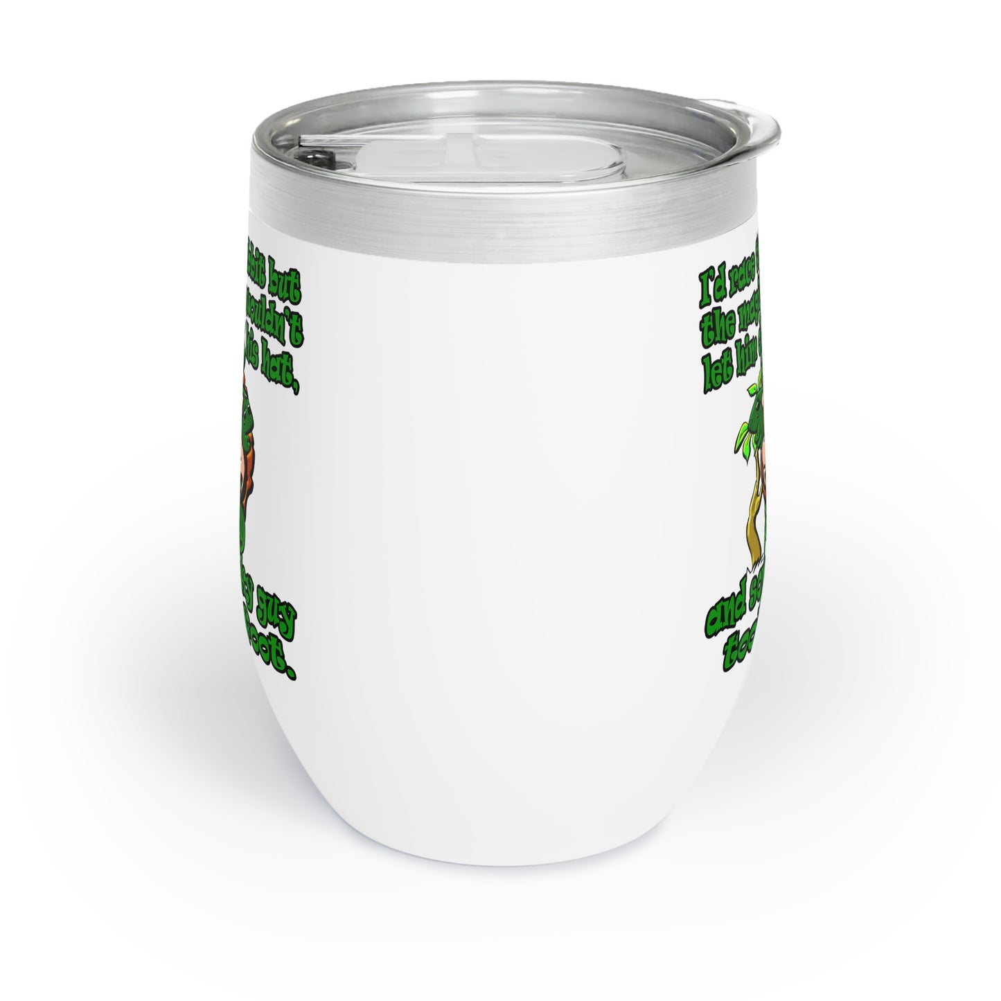 turtle race - Chill Wine Tumbler