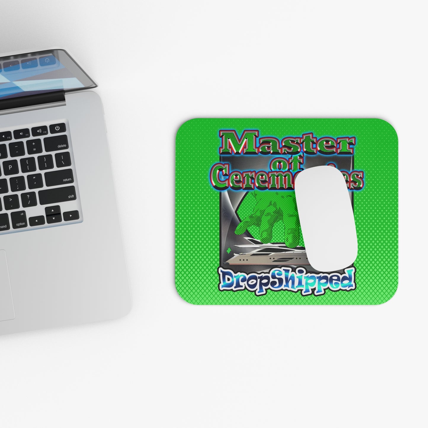 logo - Mouse Pad (Rectangle) (logo green)