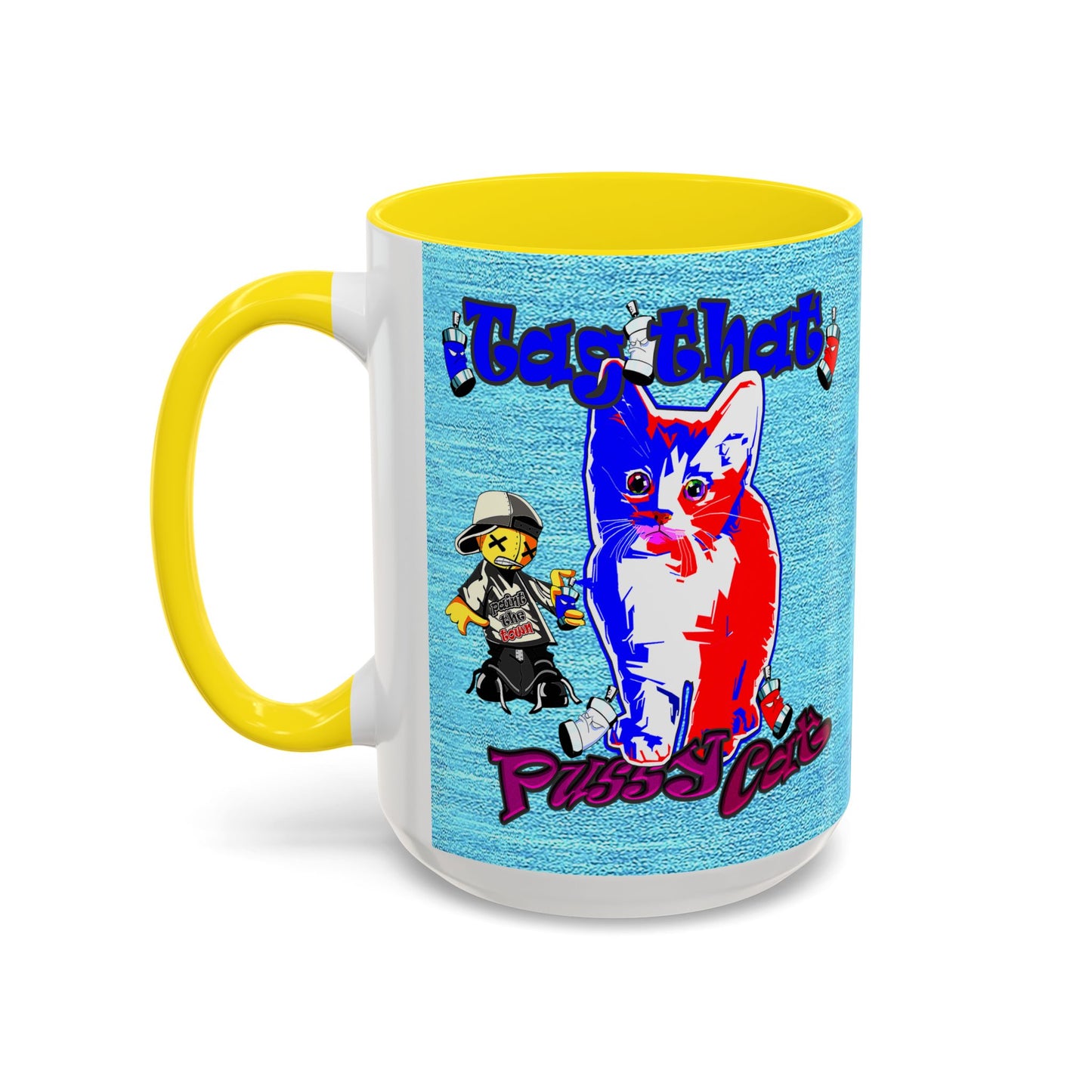 tag that - Accent Mug (faded blue)