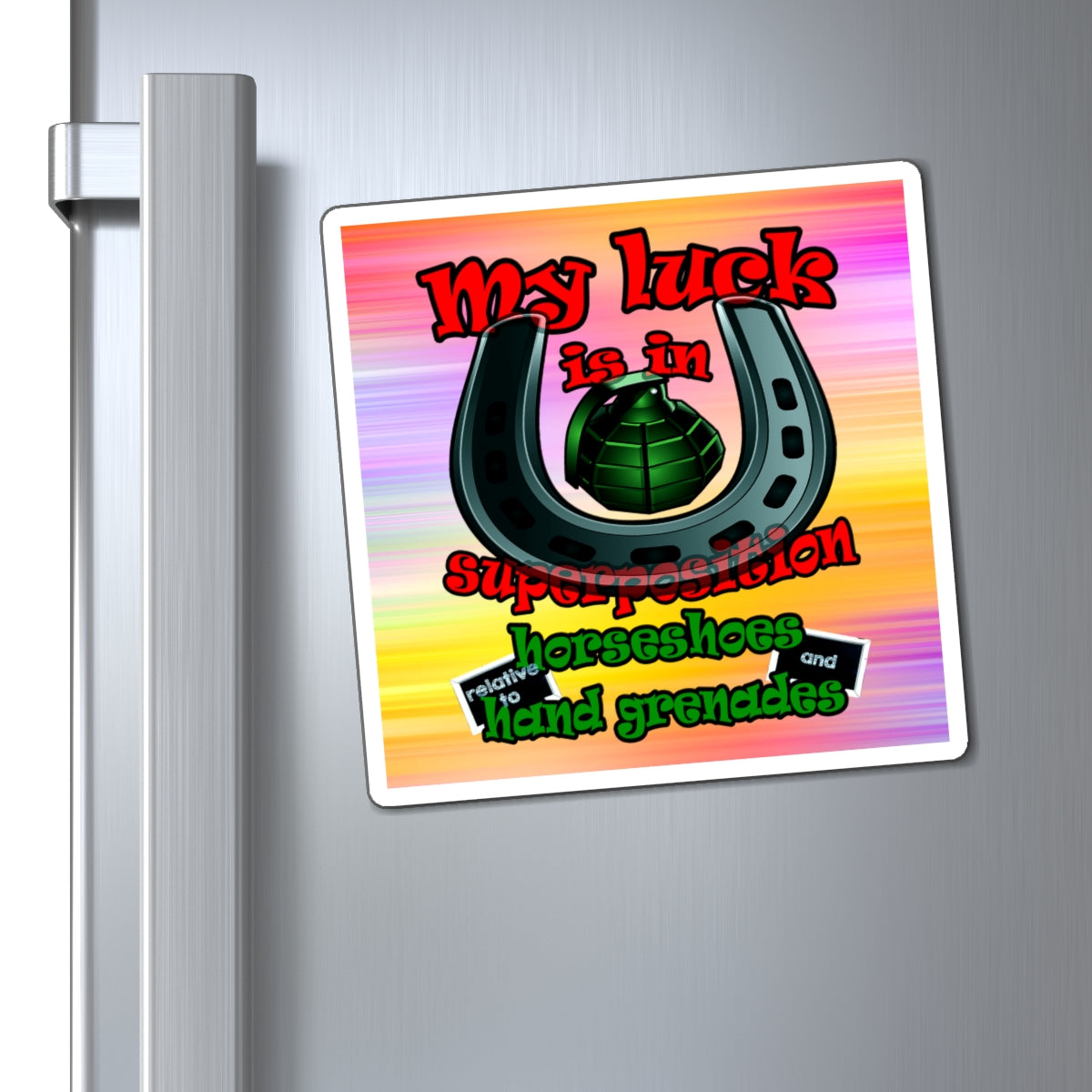 my luck - Magnets - (color blur)