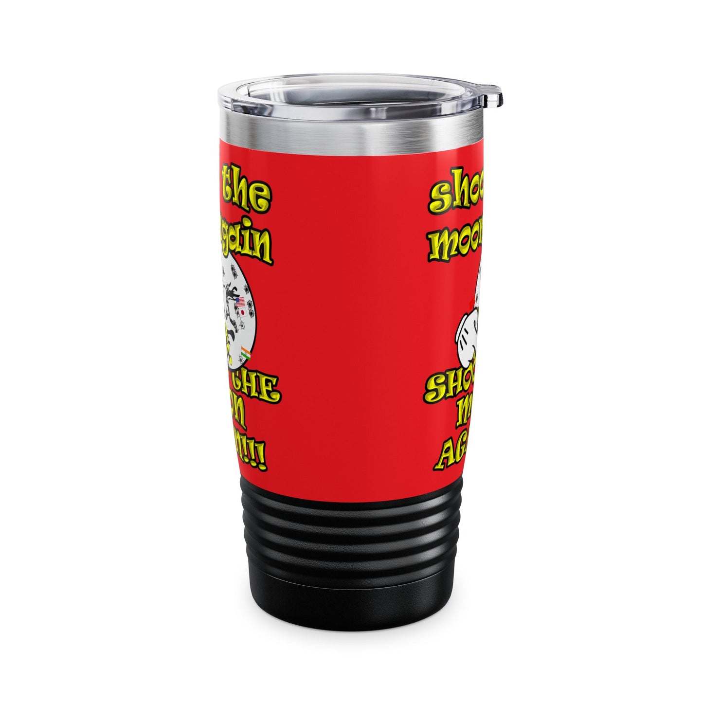 shoot the moon again - Ringneck Tumbler, 20oz (red)