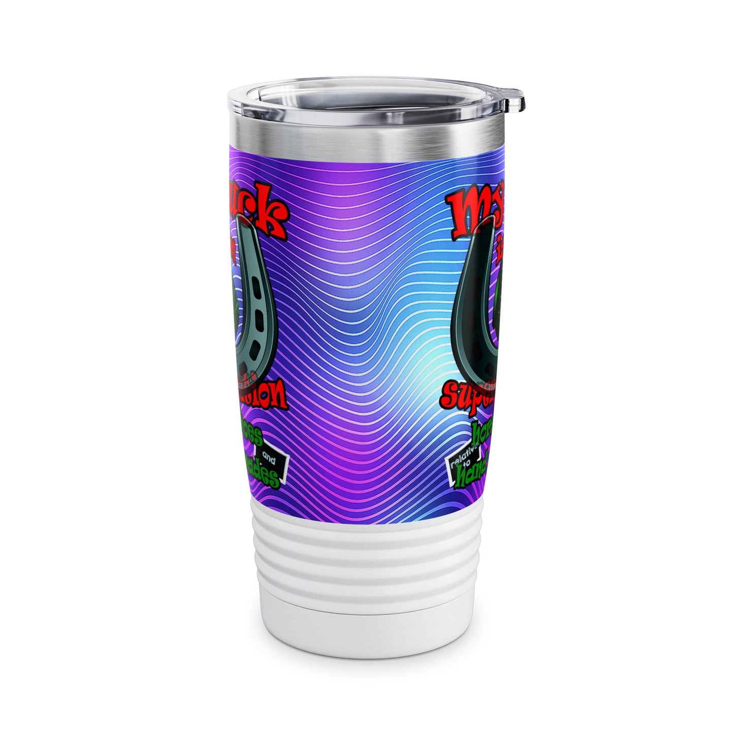 my luck - Ringneck Tumbler, 20oz (purple wave)