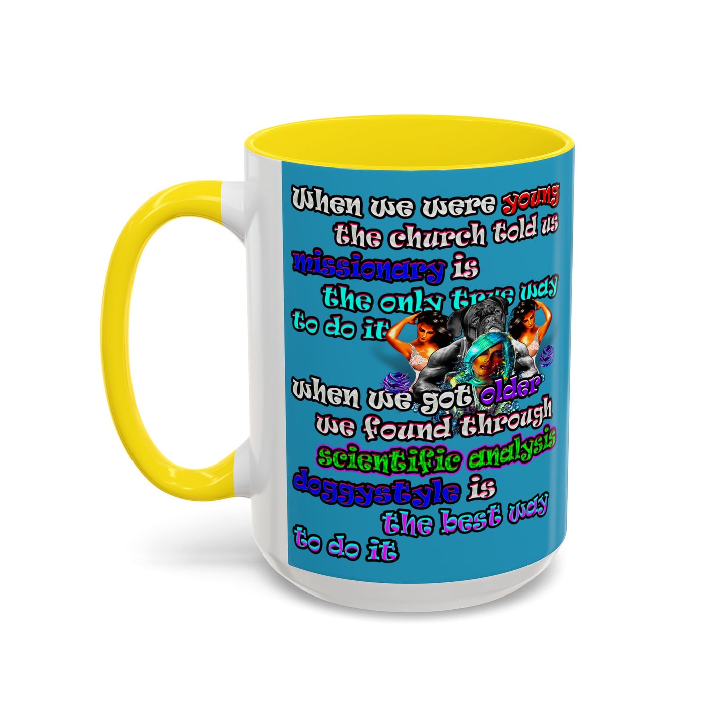 doggystyle - Accent Mug (turquoise)