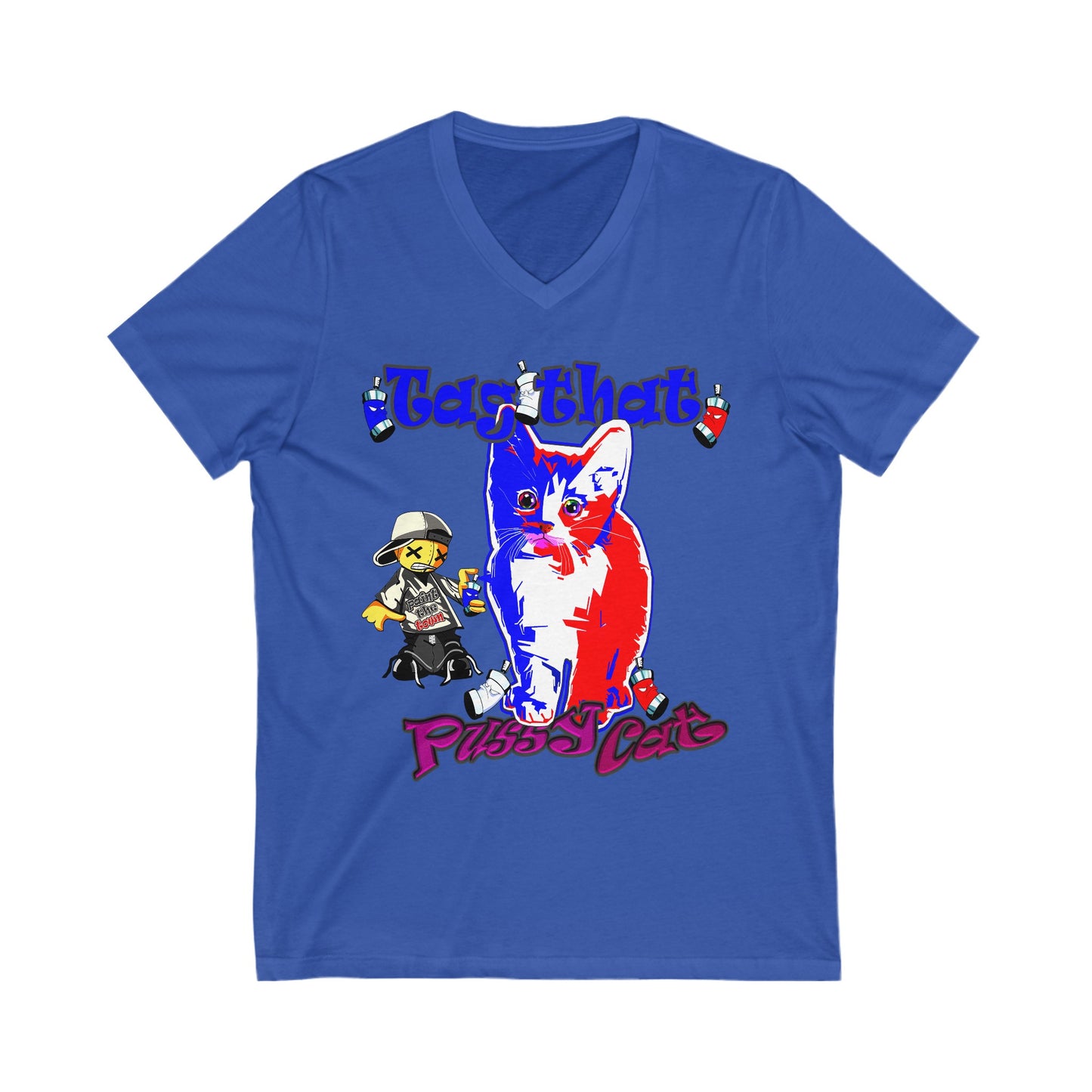 tag that - Unisex Jersey Short Sleeve V-Neck Tee
