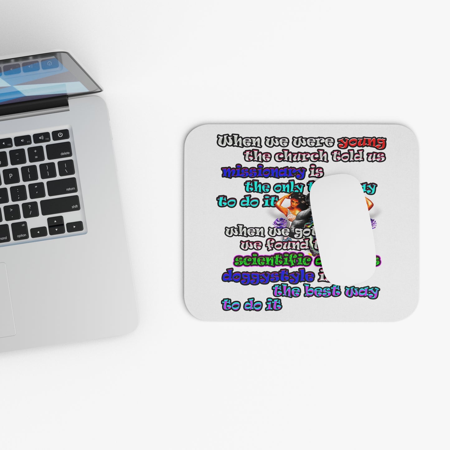 doggystyle - Mouse Pad (Rectangle) (white)