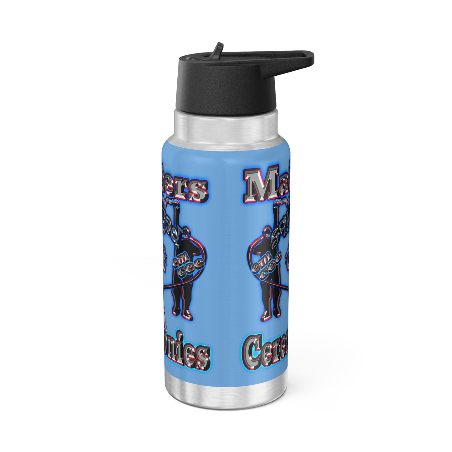 em cee squared - Gator Tumbler, 32oz (light blue)