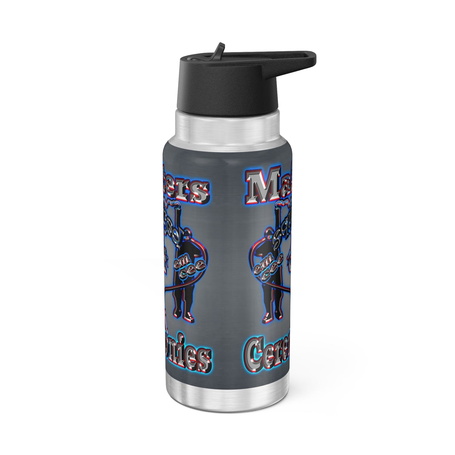em cee squared - Gator Tumbler, 32oz (grey-light grey)