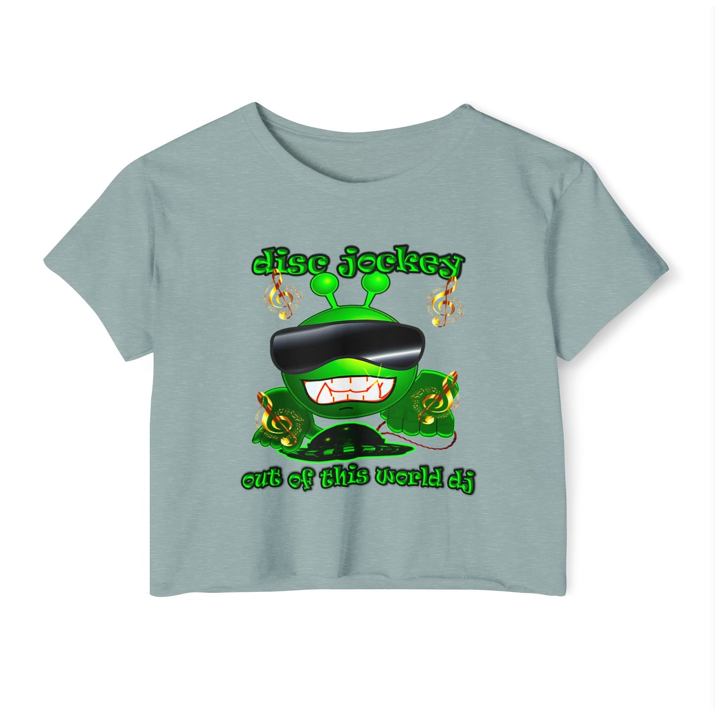 disc jockey - Women's Festival Crop Top