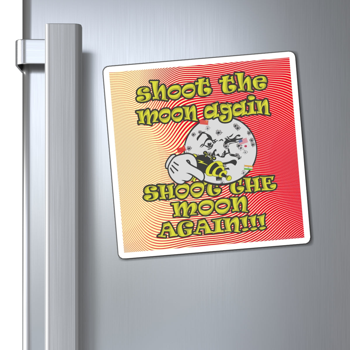 shoot the moon again - Magnets - (yellow-orange wave)