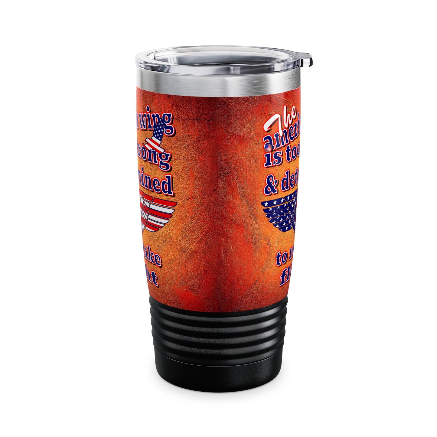 american wing - Ringneck Tumbler, 20oz (burnt orange)