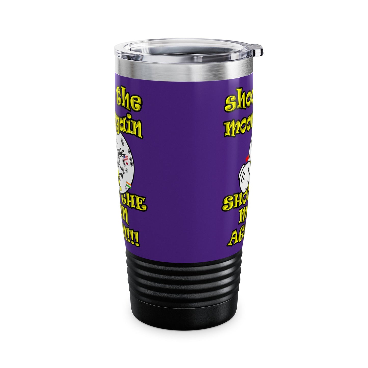 shoot the moon again - Ringneck Tumbler, 20oz (purple)