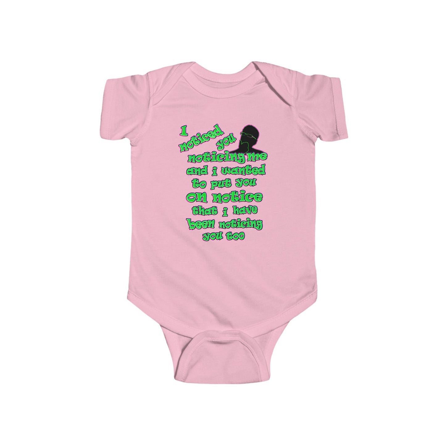 noticed you noticing - Infant Fine Jersey Bodysuit