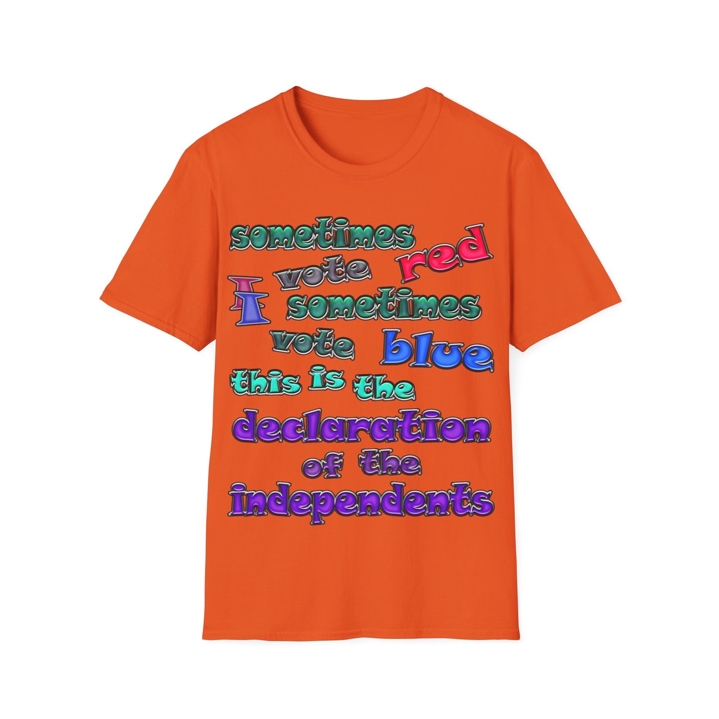 declaration of the independents - Unisex Softstyle T-Shirt
