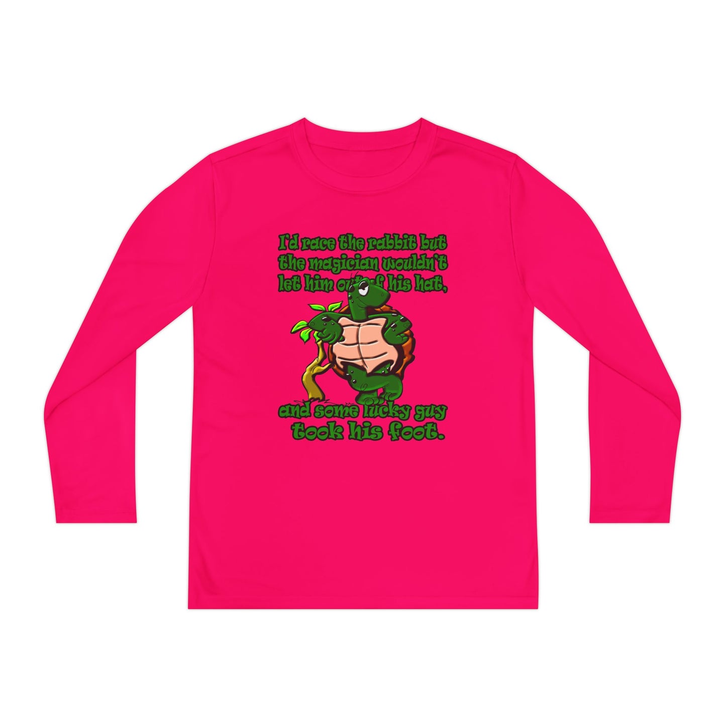 turtle race - Youth Long Sleeve Competitor Tee