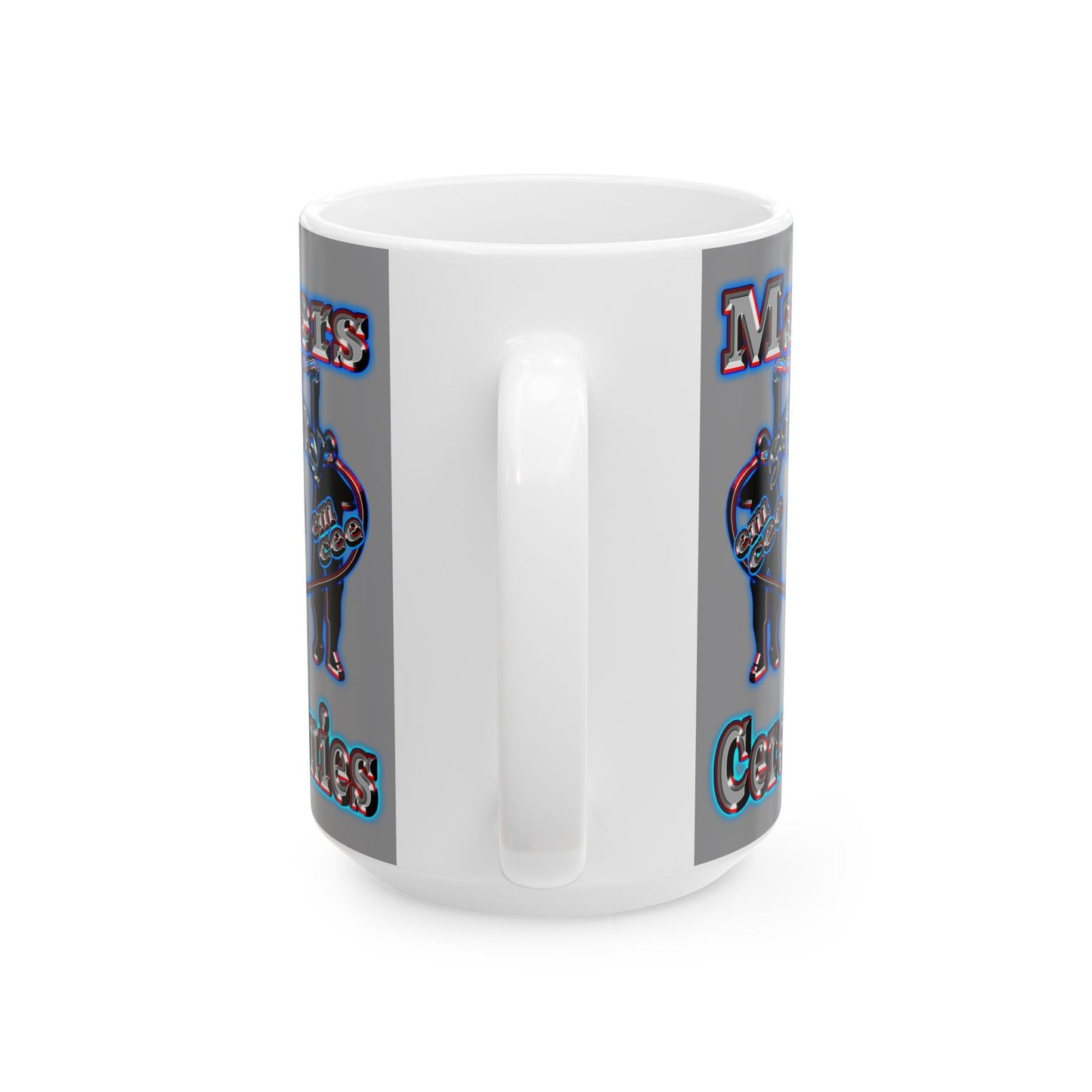 em cee squared - White Mug (grey)