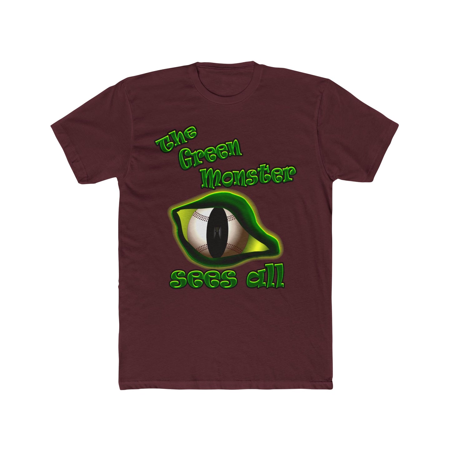 green monster - Men's Cotton Crew Tee
