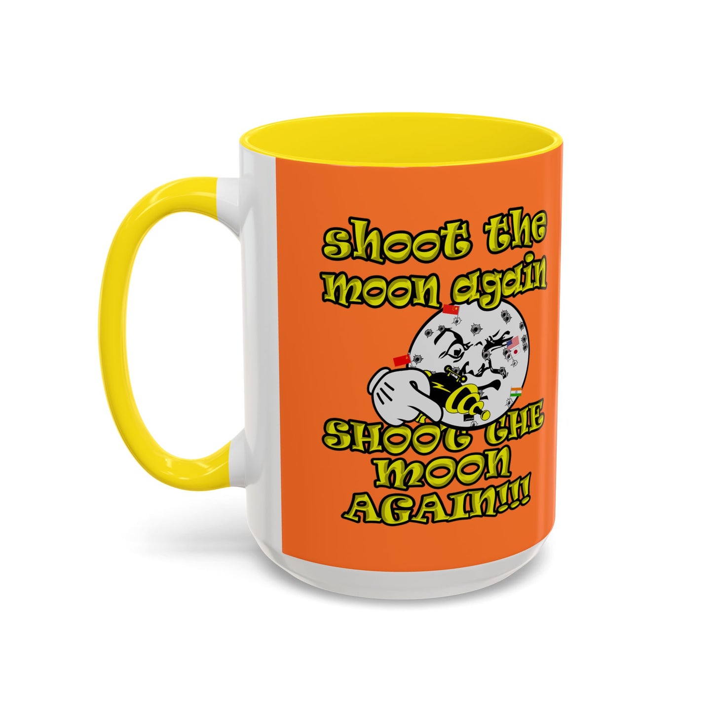 shoot the moon again - Accent Mug (crusta)