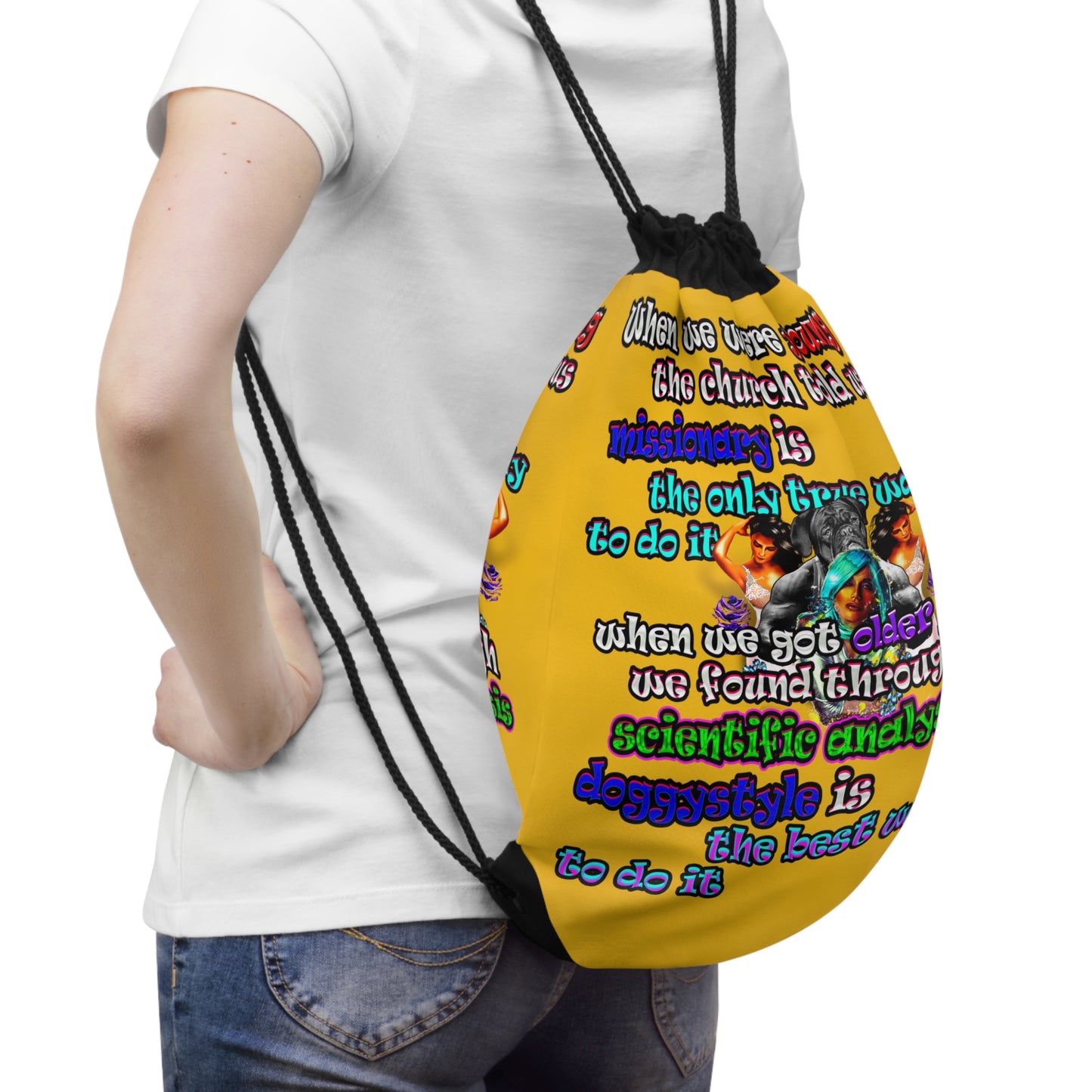 doggystyle - Drawstring Bag (yellow)