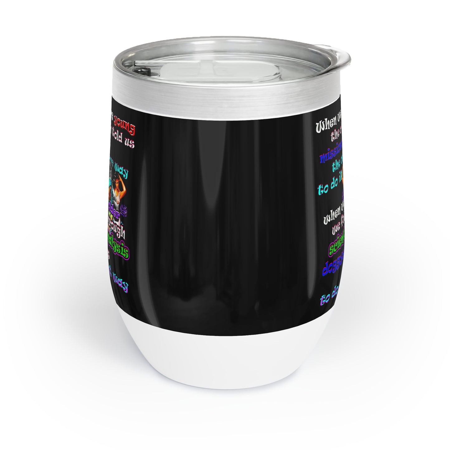 doggystyle - Chill Wine Tumbler (black)