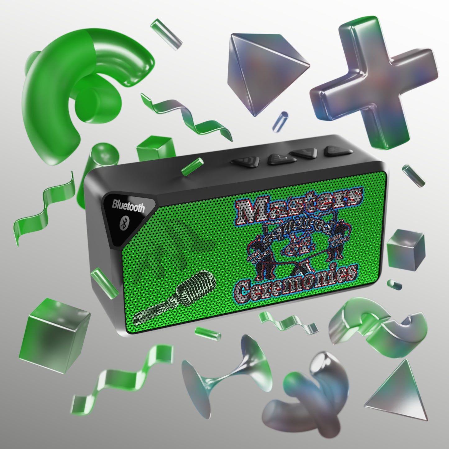 em cee squared - Jabba Bluetooth Speaker (logo green)