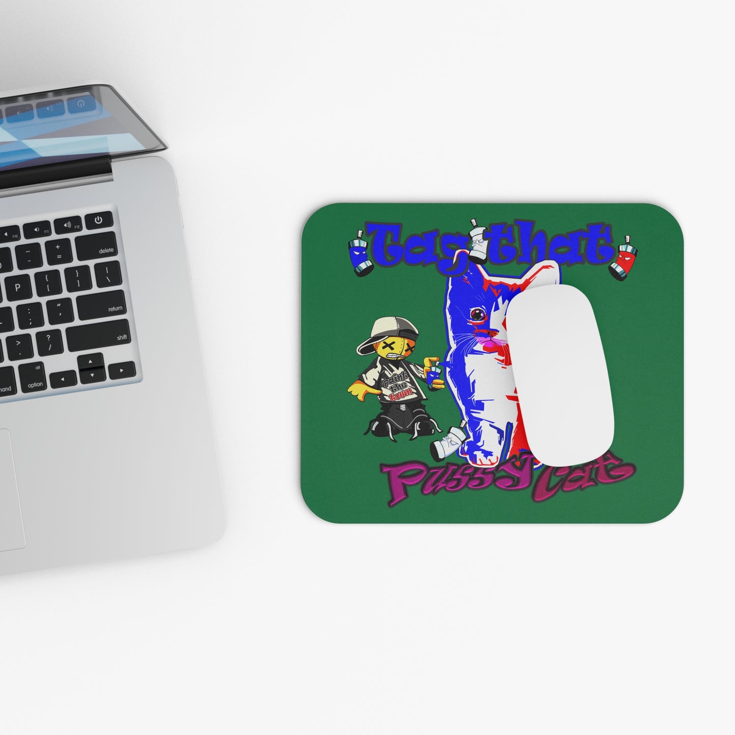 tag that - Mouse Pad (Rectangle) (dark green)