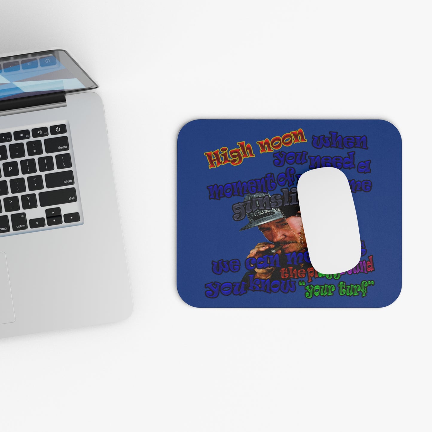 high noon - Mouse Pad (Rectangle) (dark blue)