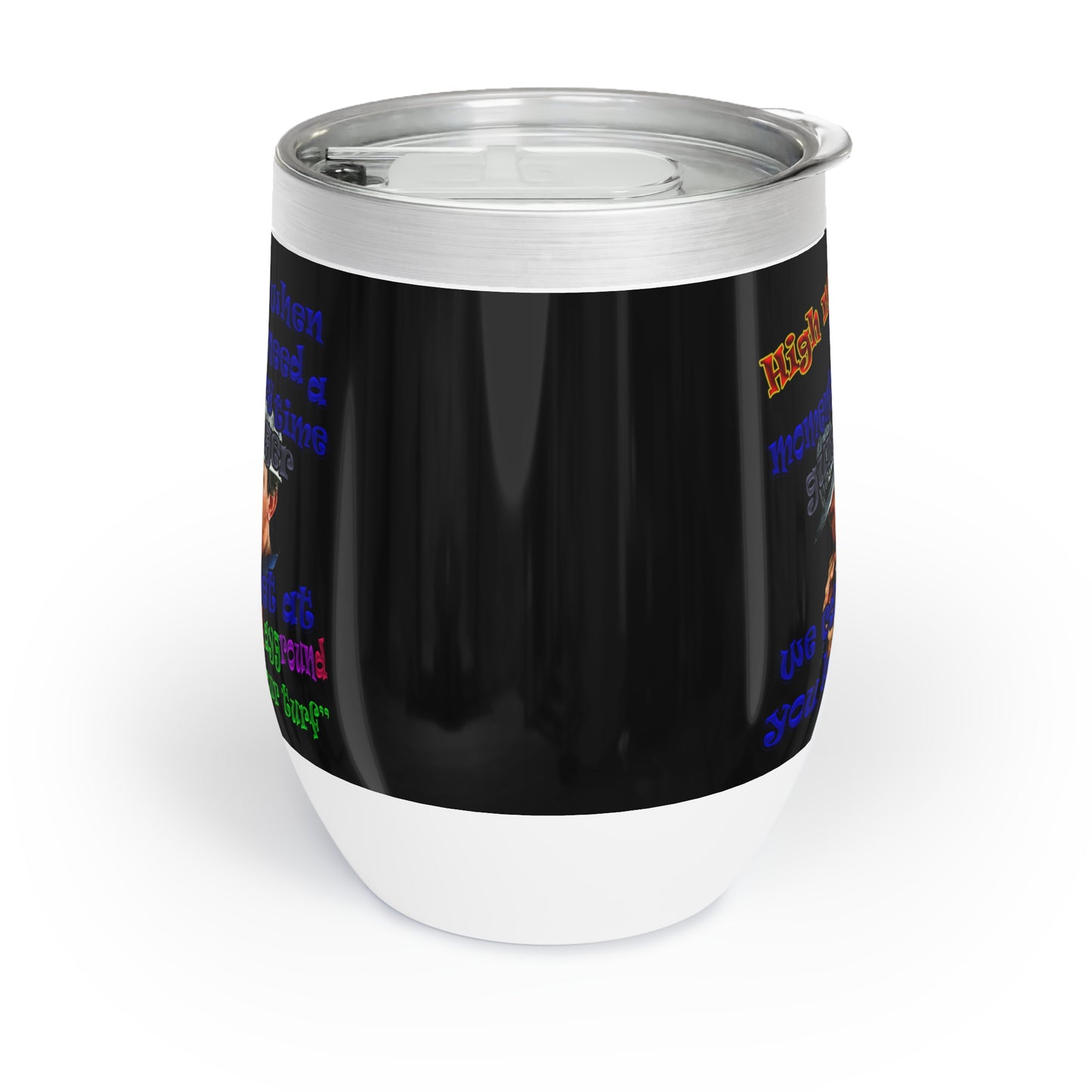 high noon - Chill Wine Tumbler (black)