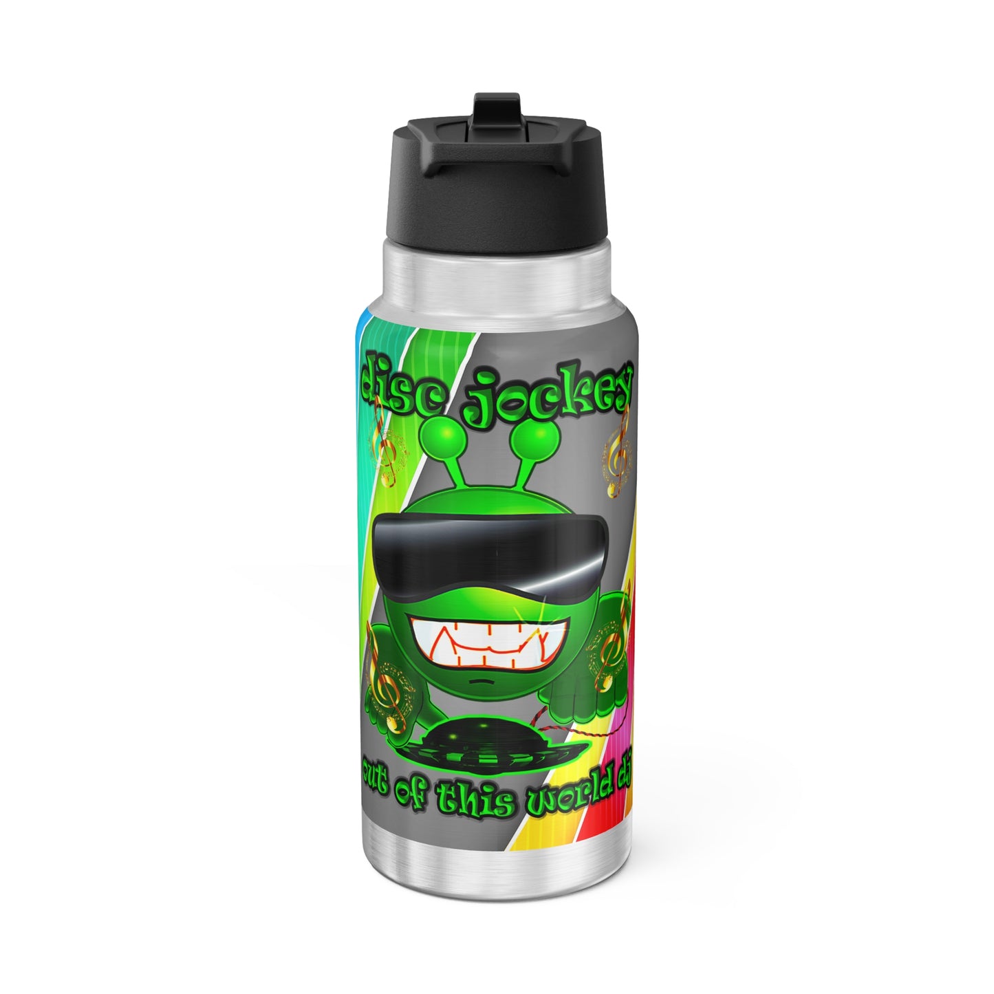 disc jockey - Gator Tumbler, 32oz (rainbow split)