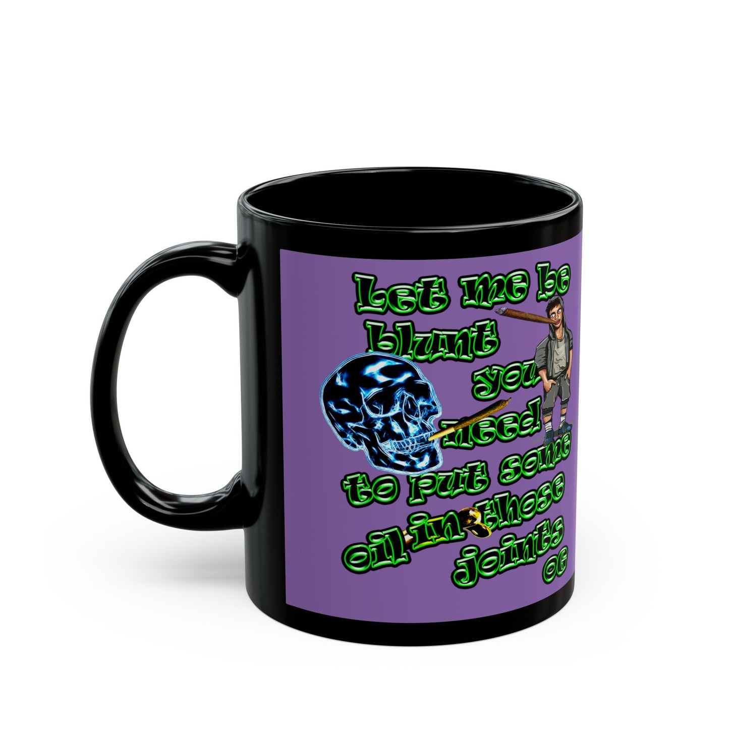 og - Black Mug (light purple)