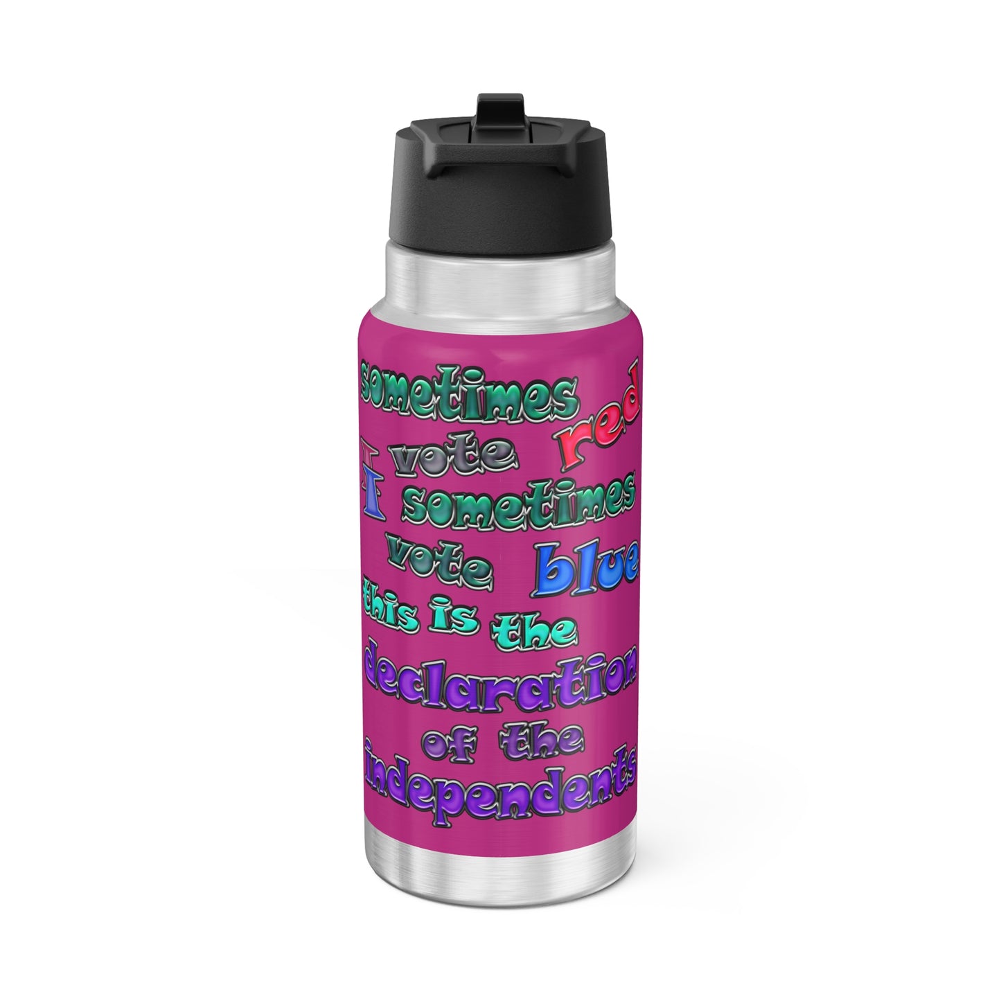 declaration of the independents - Gator Tumbler, 32oz (pink)