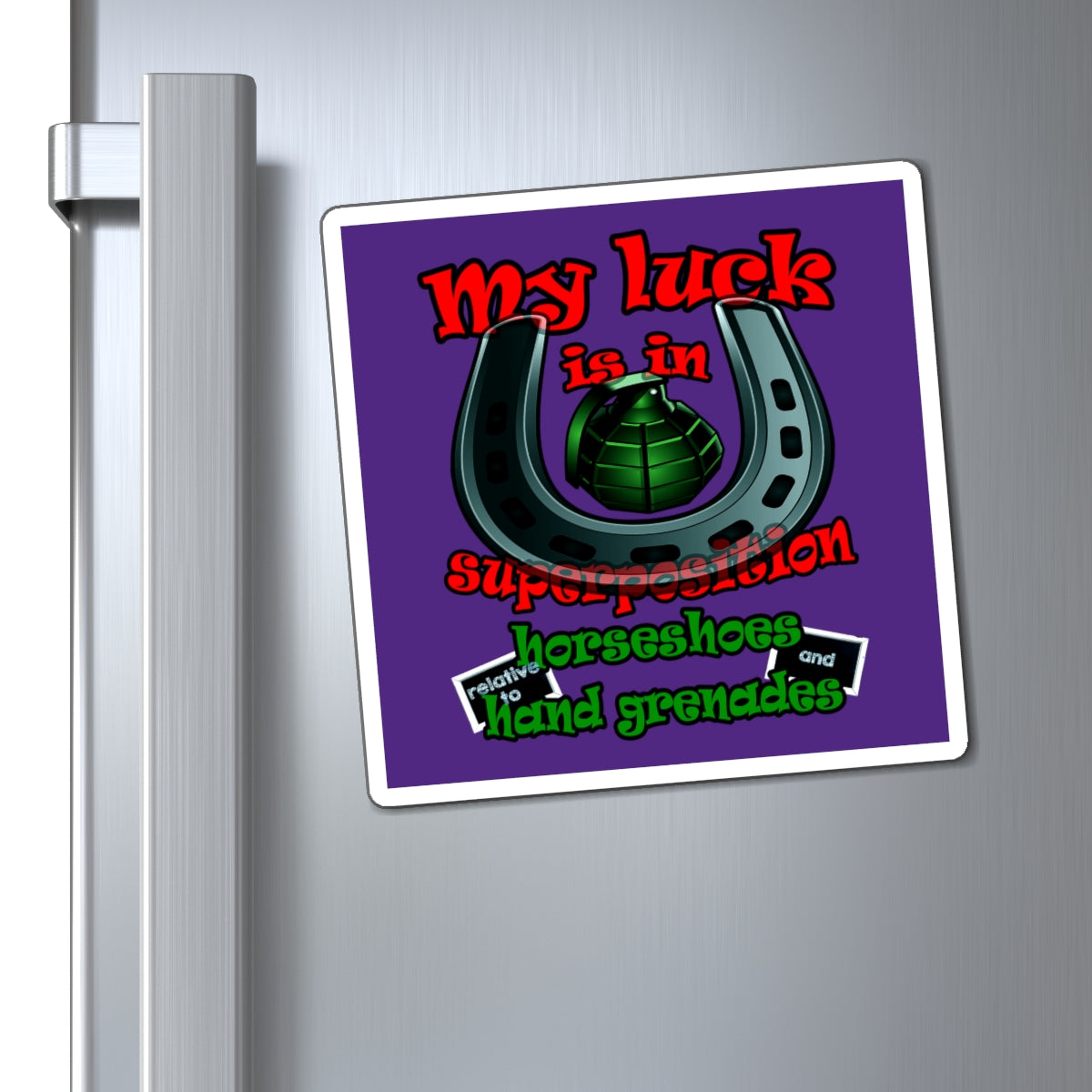 my luck - Magnets - (purple)