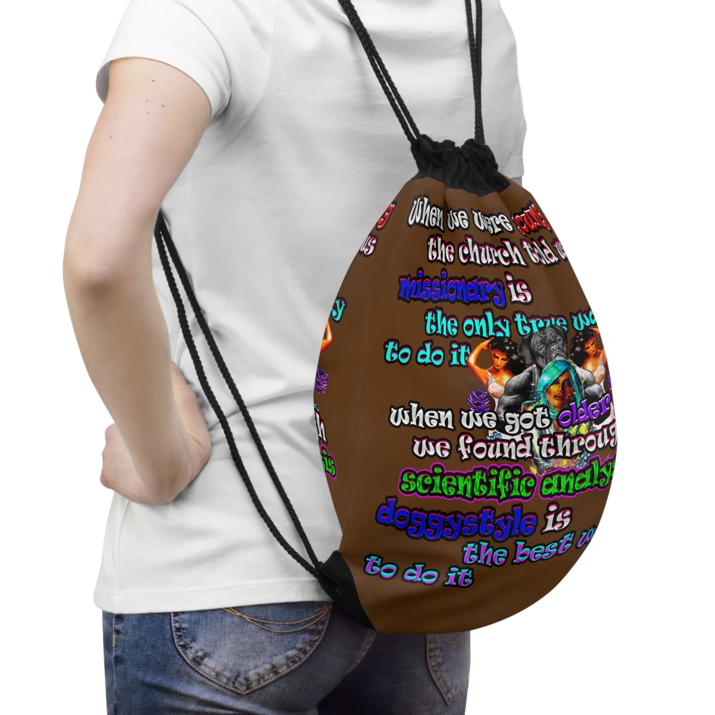 doggystyle - Drawstring Bag (brown)