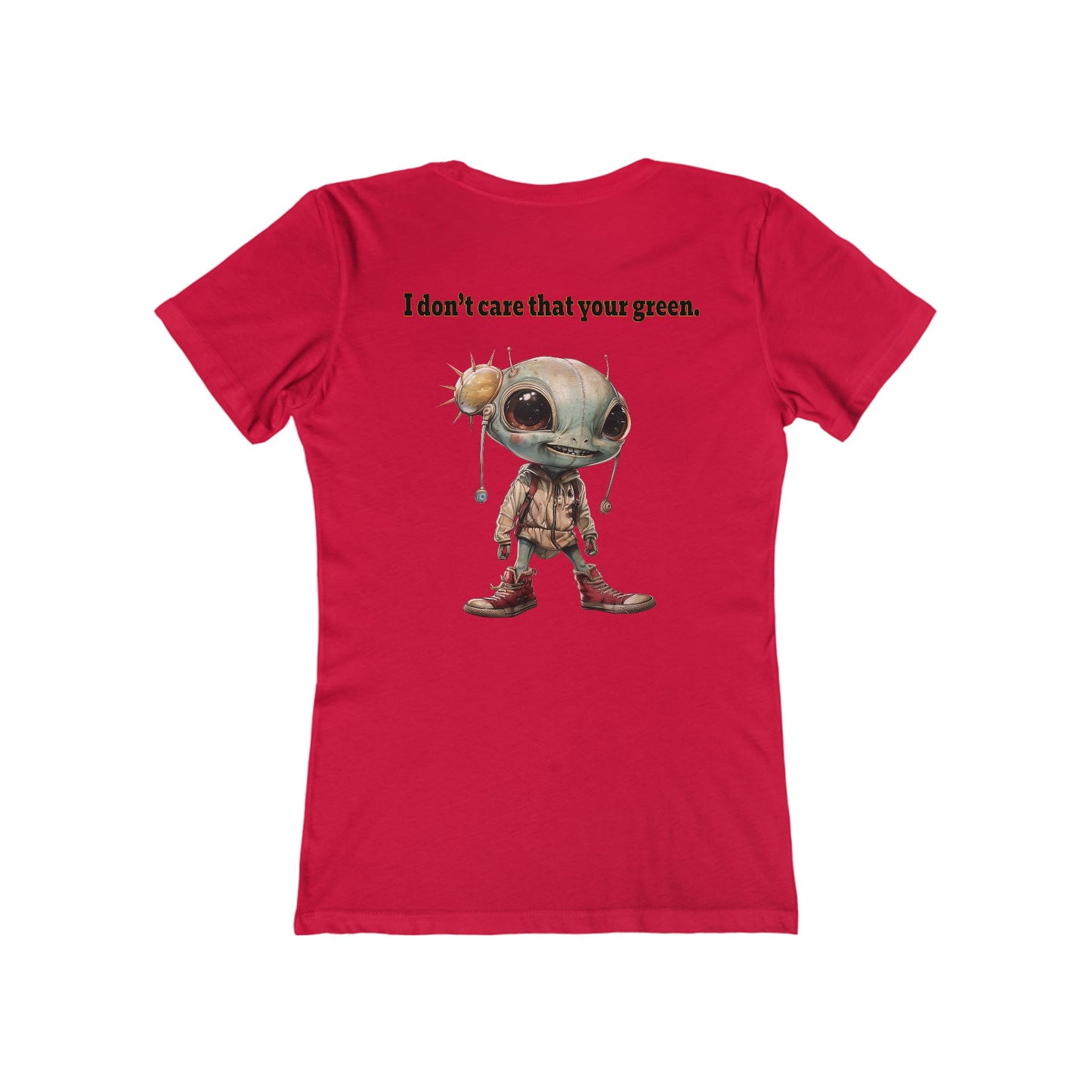 I don't care that your grey - Women's The Boyfriend Tee