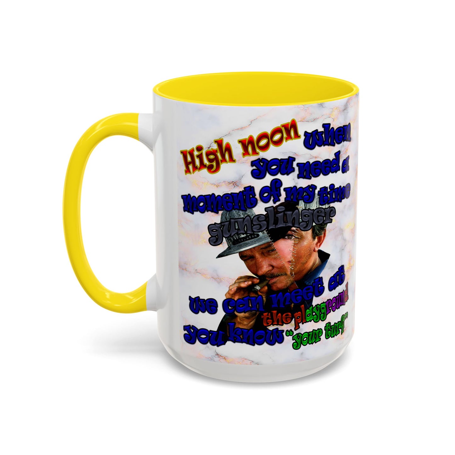 high noon - Accent Mug (white marble)