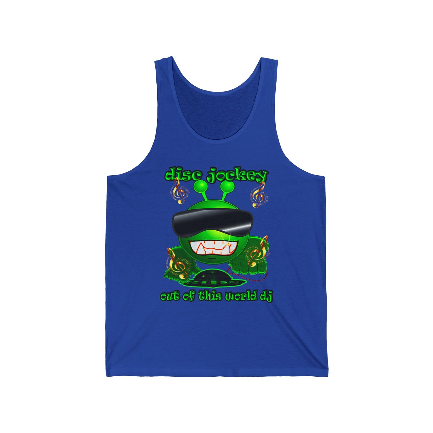 disc jockey - Unisex Jersey Tank