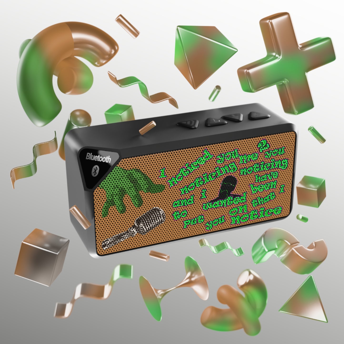 noticed you noticing - Jabba Bluetooth Speaker (light brown)