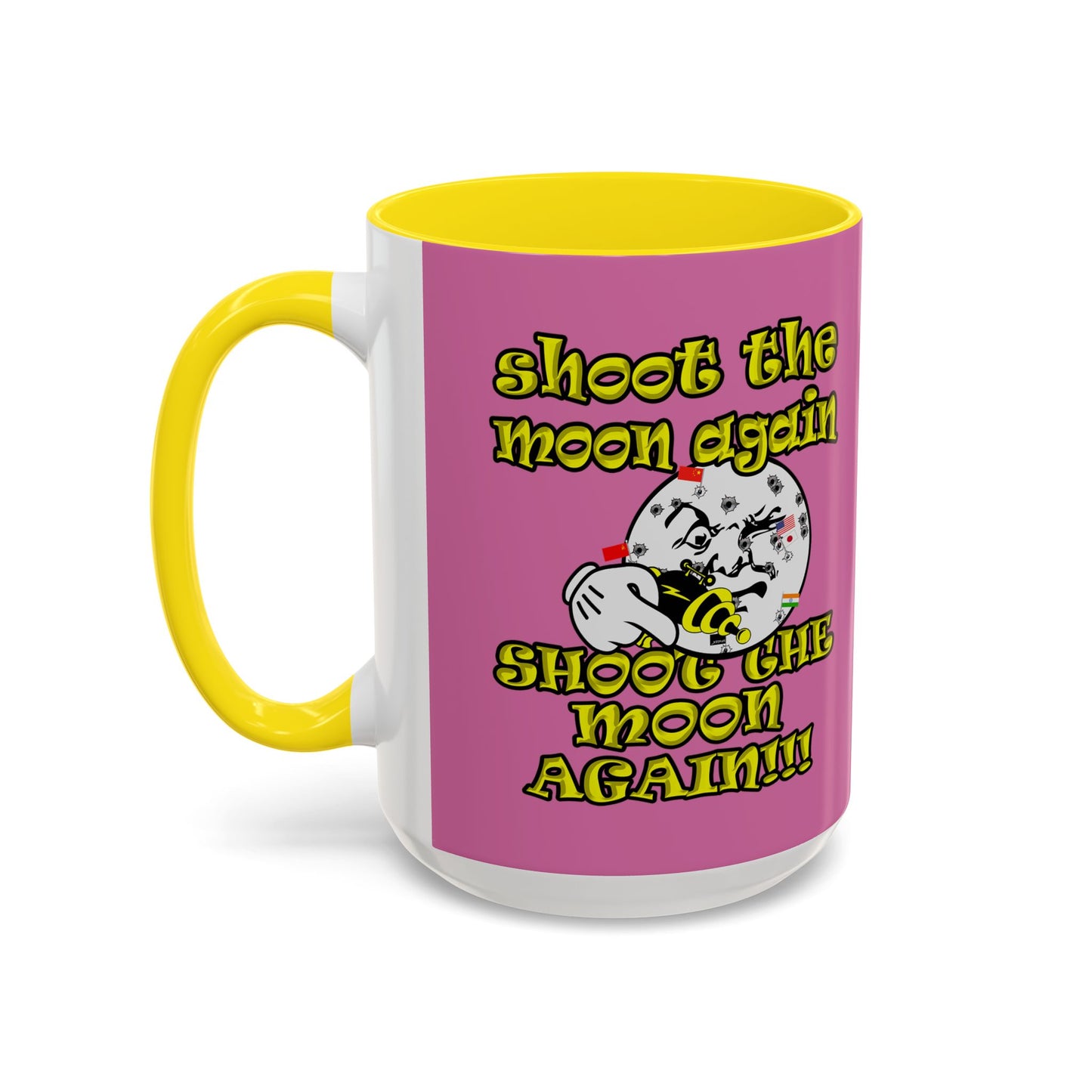 shoot the moon again - Accent Mug (light pink)