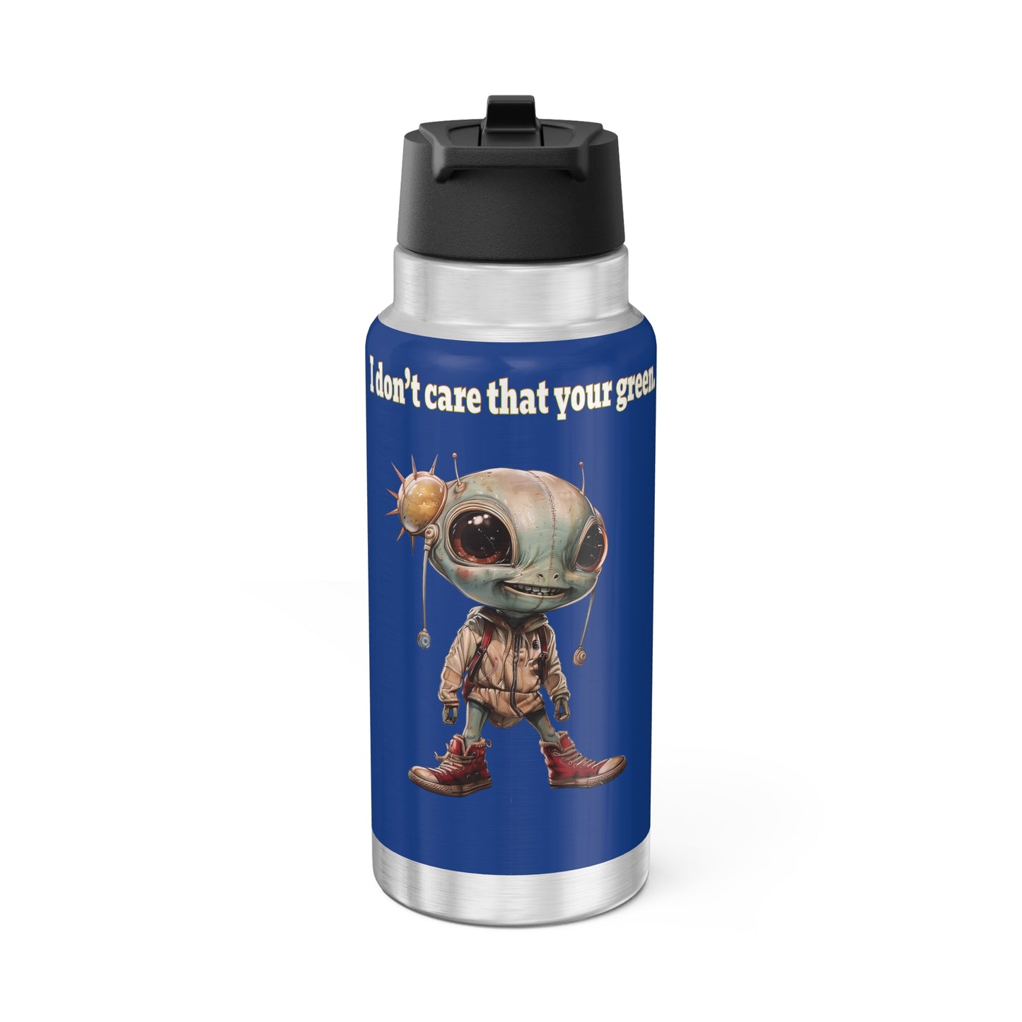 I don't care that your grey - Gator Tumbler, 32oz (dark blue)