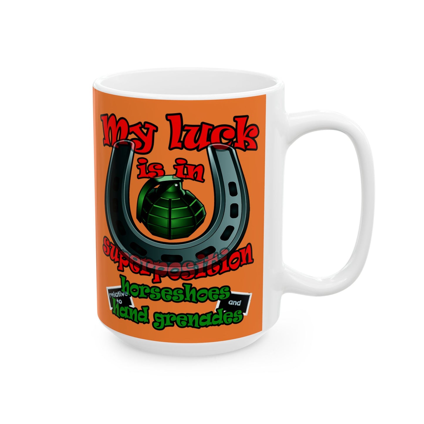 my luck - White Mug (crusta)