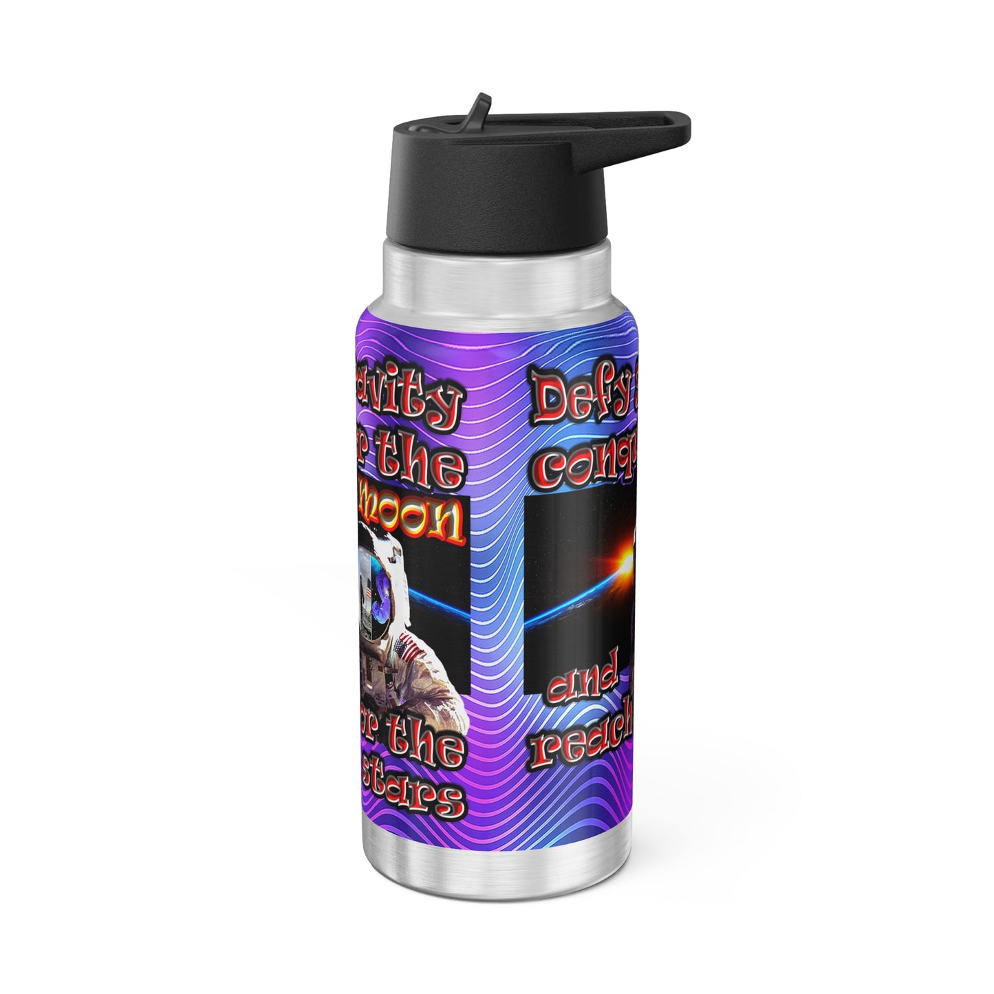 defy conquer reach - Gator Tumbler, 32oz (purple wave)