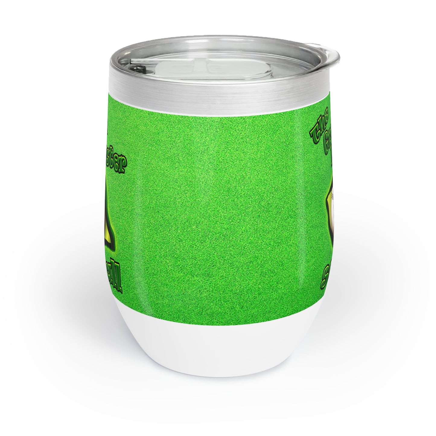 green monster - Chill Wine Tumbler (green turf)