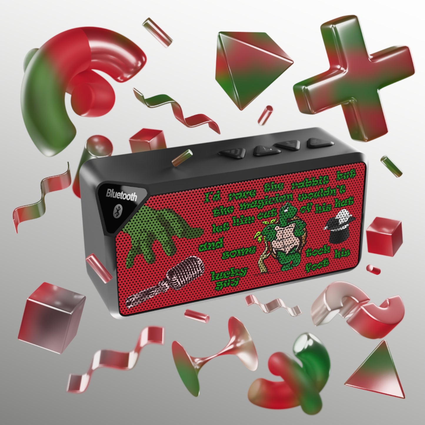 turtle race - Jabba Bluetooth Speaker (dark red)