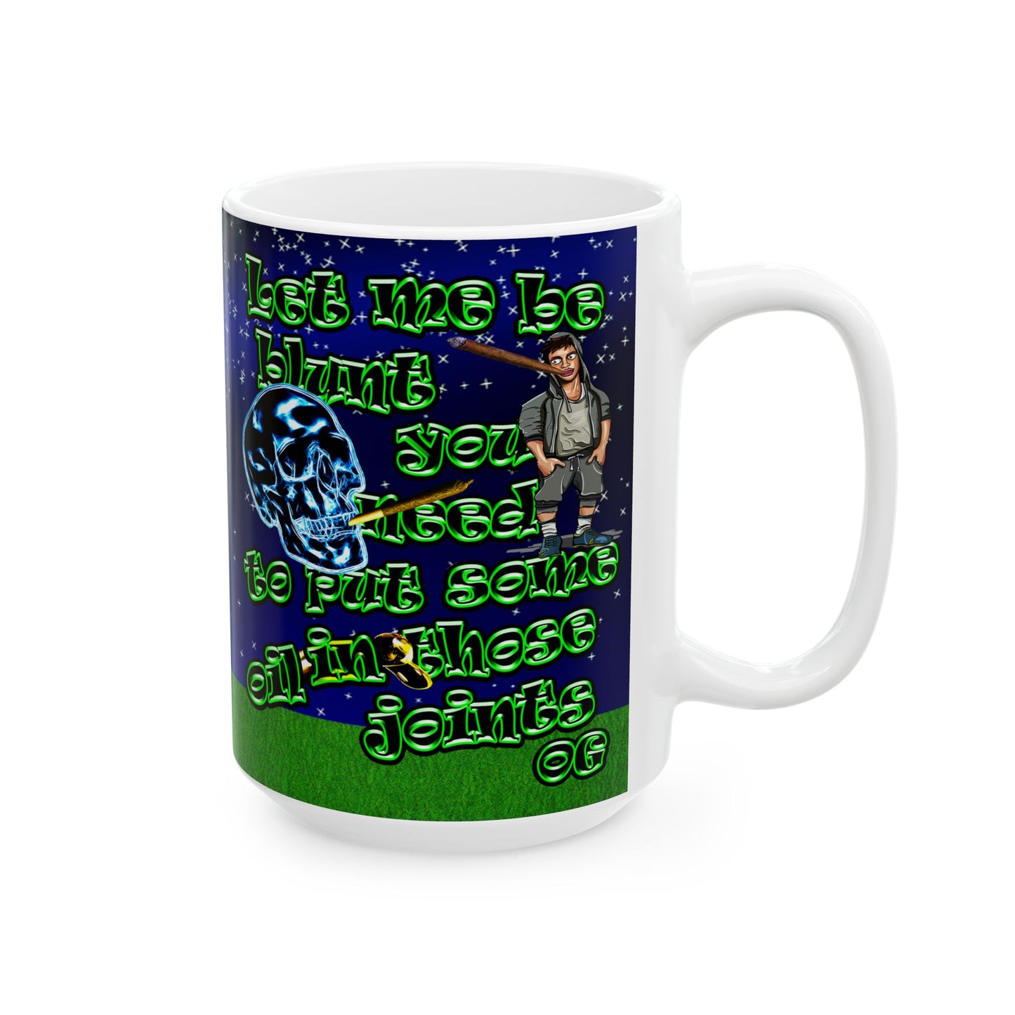 og - White Mug ('snoops' background)
