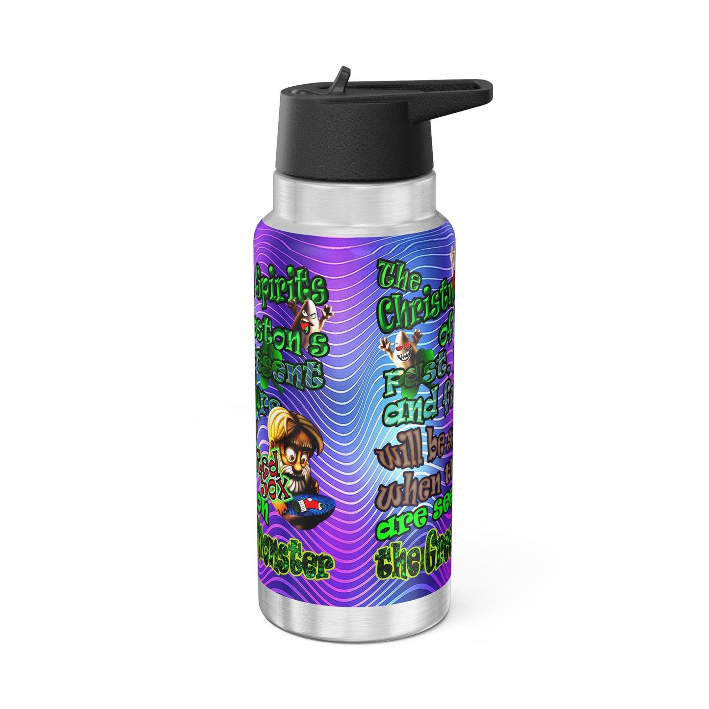 christmas spirits of boston - Gator Tumbler, 32oz (purple wave)