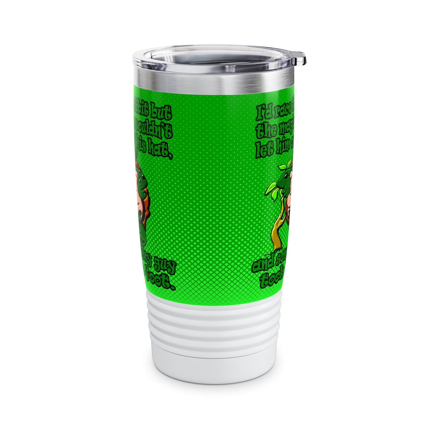 turtle race - Ringneck Tumbler, 20oz (logo green)