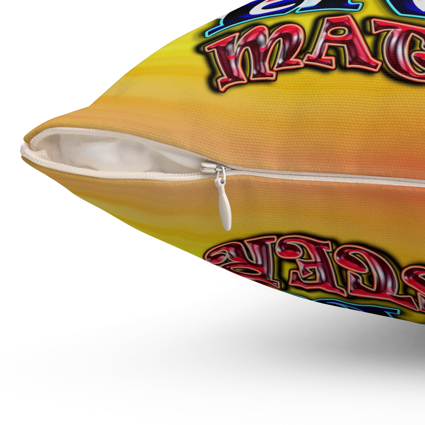 rw&b lives matter - Spun Polyester Square Pillow - (color blur)
