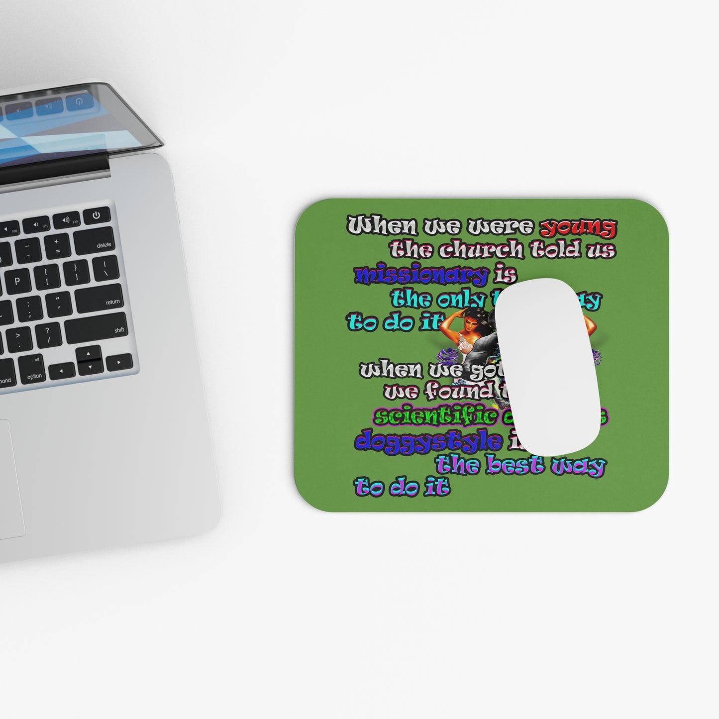 doggystyle - Mouse Pad (Rectangle) (green)